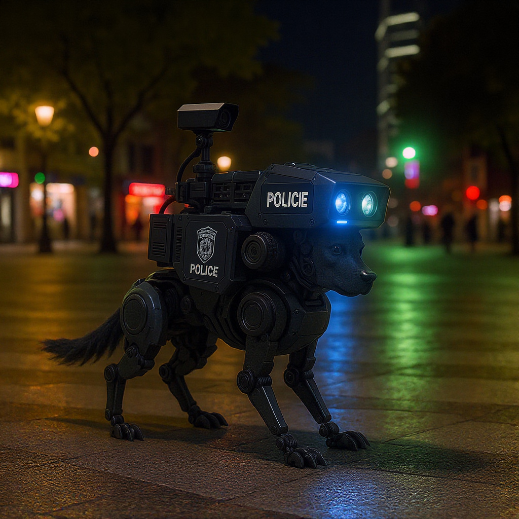 Robot Anjing Polisi: Penjaga Jalan Modern