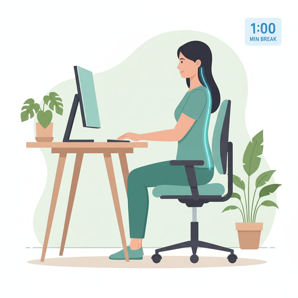 Tips Menjaga Postur Tubuh yang Baik saat WFH.