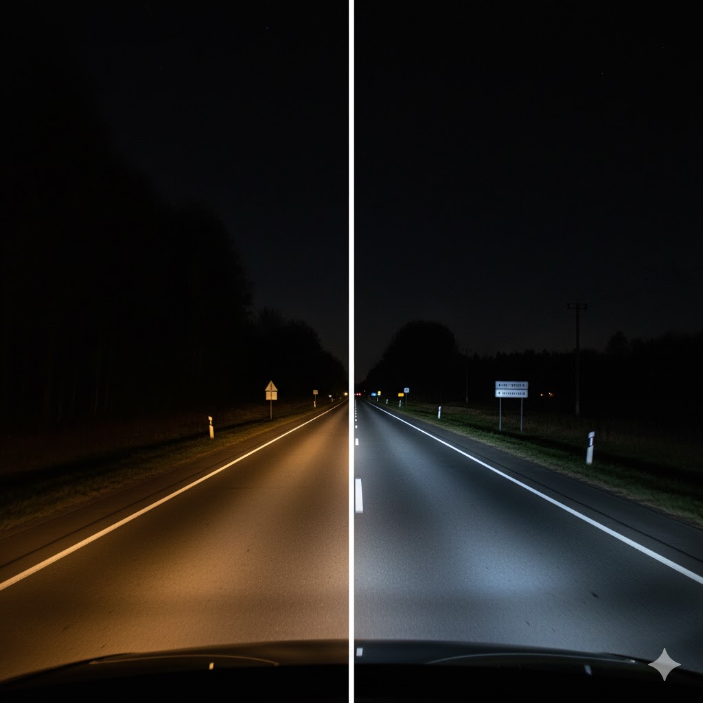 Lampu LED vs. Halogen: Mana yang Lebih Baik untuk Mobil Anda?